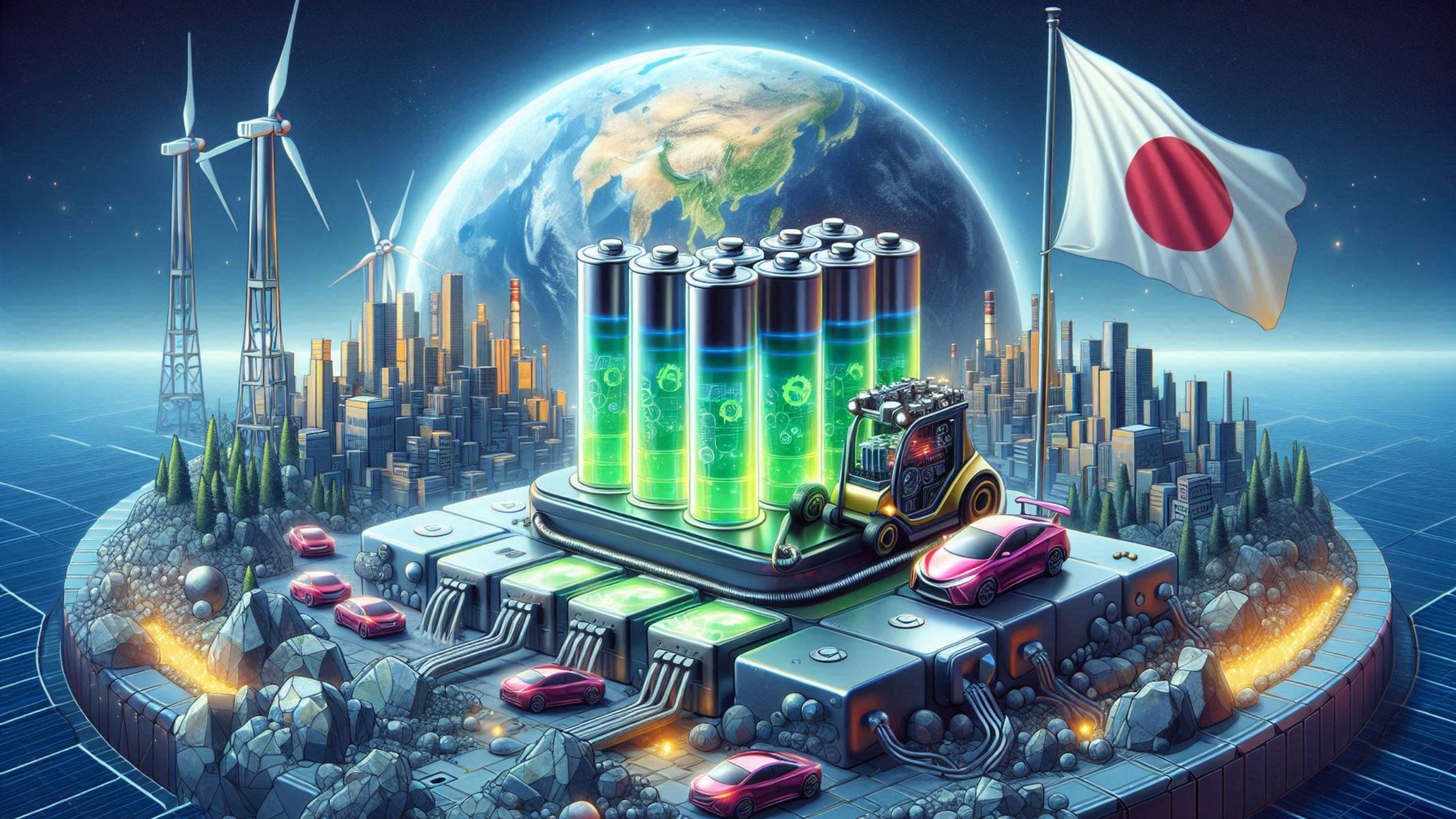Baterías litio coche Japón