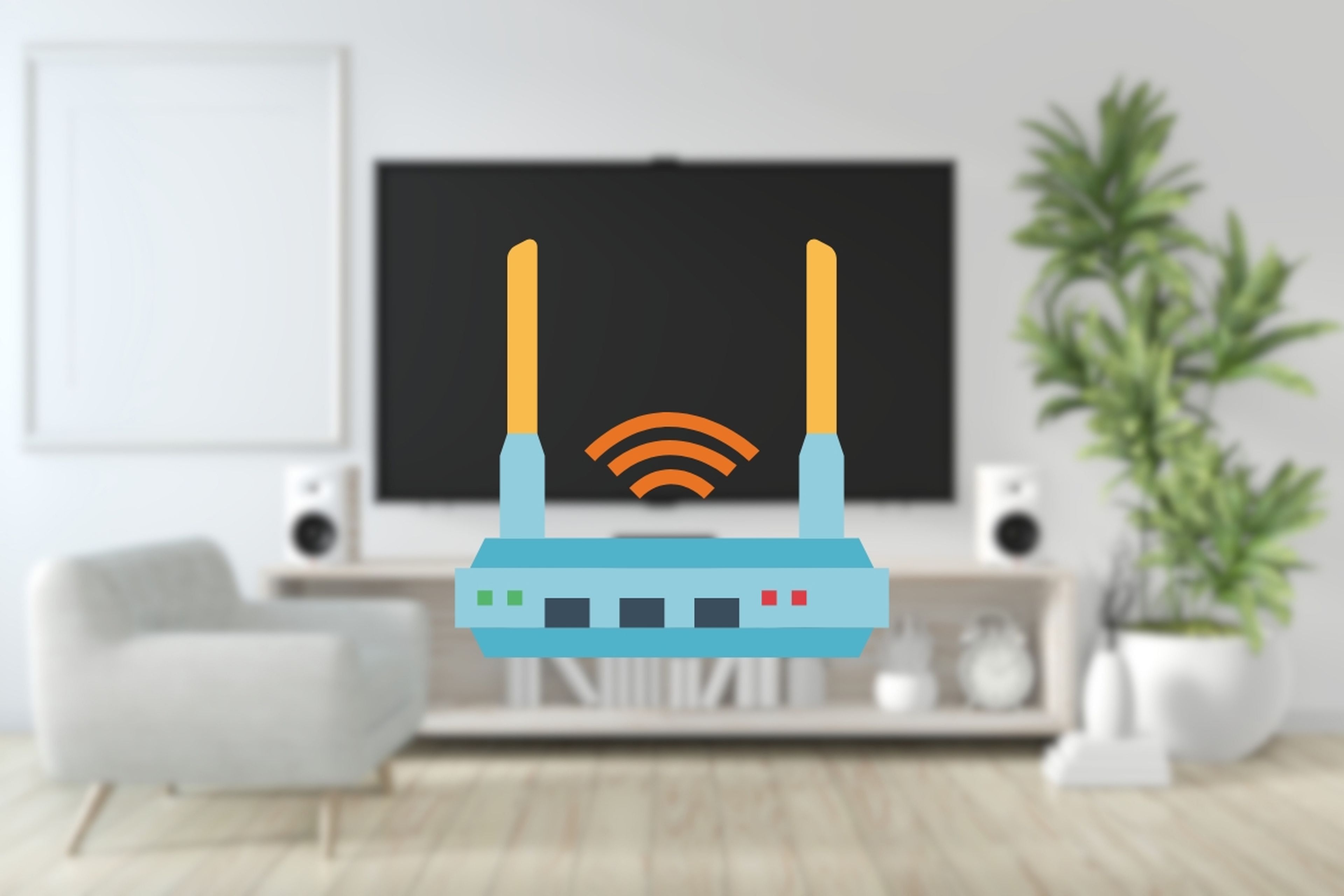 Router en la TV